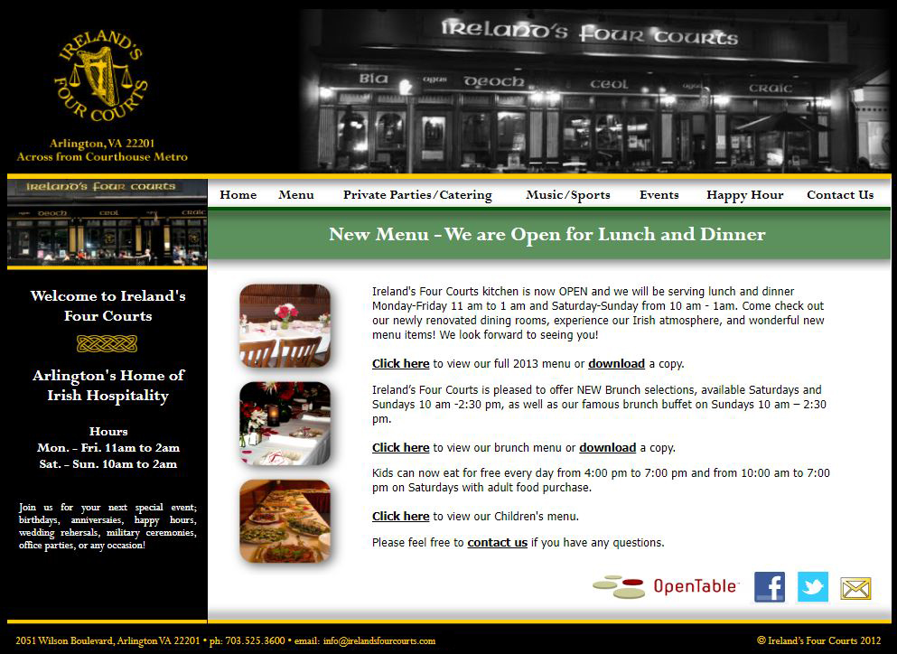 IFC menu