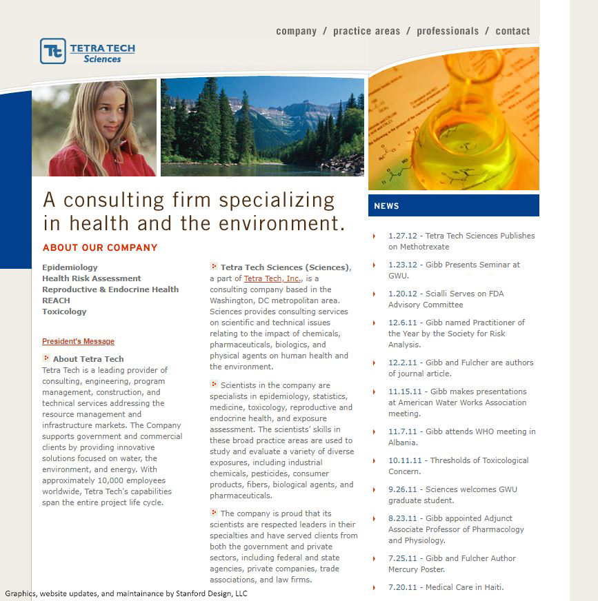 Tt Sciences home page